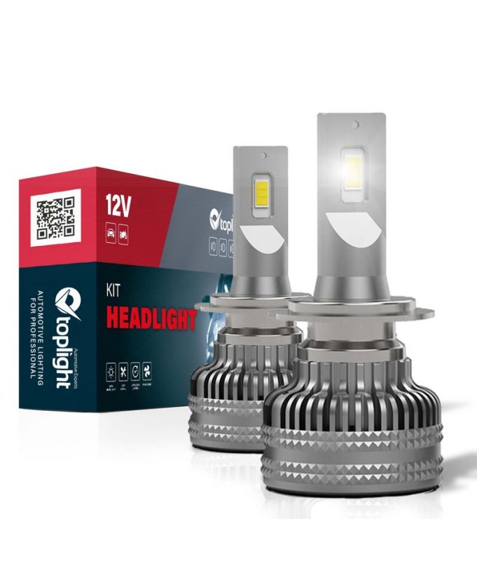 Toplight 507507 Kit Headlight LUMISTAR per H7 (2PCS)  55W 14000 LUMEN 6500K