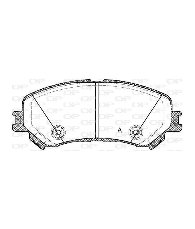 Open parts BPA1318.20 Pastiglie freni compatibili con BPA1318.20 - GDB2152