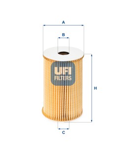 Ufi 25.029.00 Filtro olio...