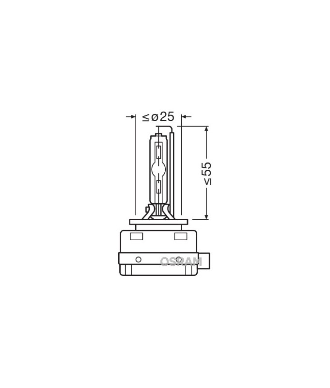 OSRAM 66140CLC OSRAM XENARC CLASSIC (D1S) 1 PEZZO