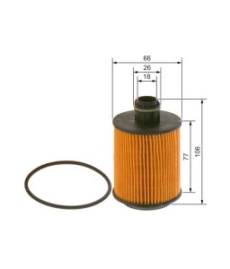 FO104 Filtro olio compatibile con 25.061.00