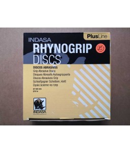 INDASA 39419 Dischetto grana P150 RHYNOGRIP PLUS LINE 150 mm 15 fori 50 Pezzi per confezione