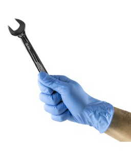 JBM 53984 Guanti  M 100 pezzi  da 3,5 MIL Colore AZZURRO Confezione da 100 pezzi 4,2g