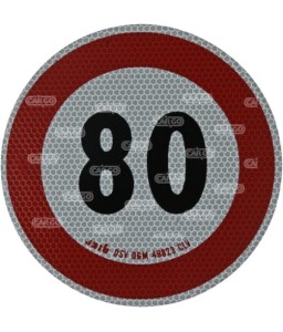 Adesivo limite di velocità...