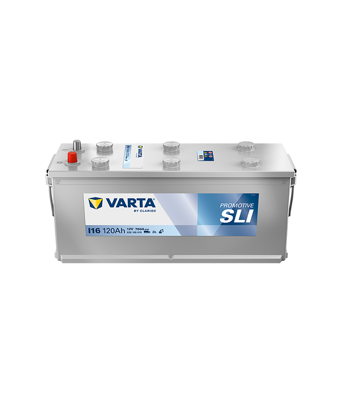 VARTA I16 Batteria 120AH 760A PROMOTIVE SLI 620109076K182 dimensioni 510/175/235 polo destro