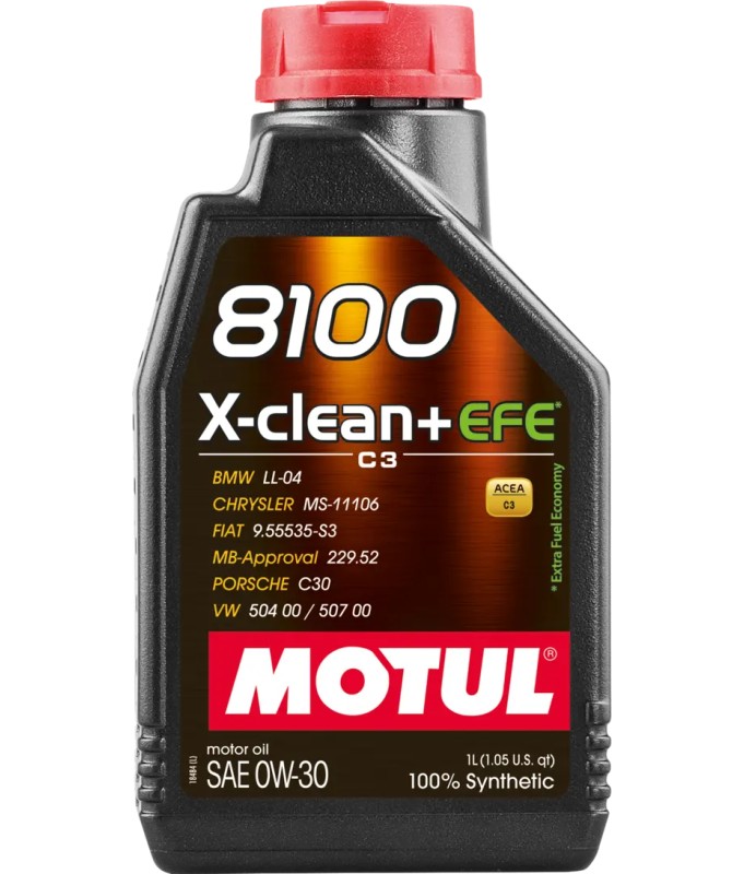 MOTUL 111657 Motul 8100 X-CLEAN+  EFE 0W30 LT.1