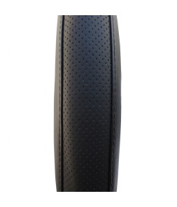 Simoni Racing CVT/16 Coprivolante Total Black Universale, in Ecopelle, Colore Nero Diametro 37-39 cm