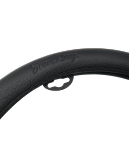 Simoni Racing CVT/23 Coprivolante Dark Simoni Racing – ecopelle nera per volanti 37–39 cm