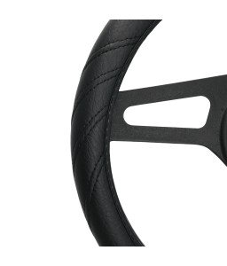 Simoni Racing CVT/23 Coprivolante Dark Simoni Racing – ecopelle nera per volanti 37–39 cm