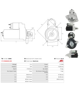 AS S0096 Motorino aviamento