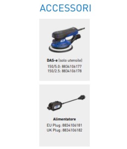 NORTON 08834106181 Supply box only EU Cavo con centralina per Levigatrice DAS-E 150/5.0 con cavo ELETTRICA