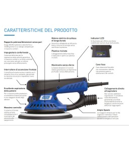 NORTON 08834106177 Levigatrice DAS-E 150/5.0 con cavo ELETTRICA