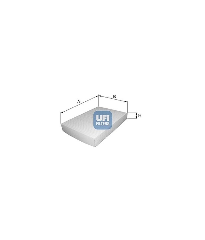 UFI 53.243.00 Filtro abitacolo fibra ugiale a 53.243.00