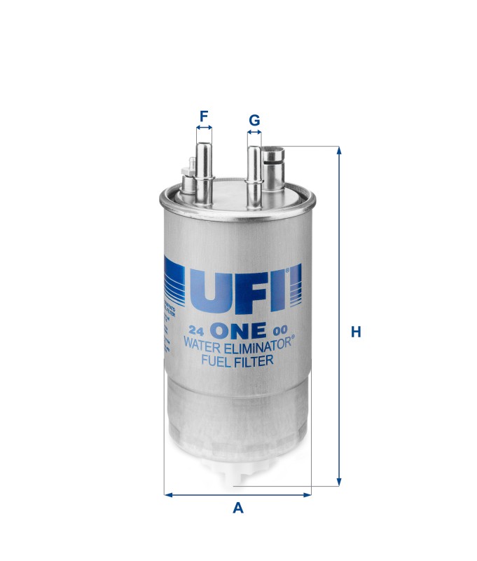 UFI 24.ONE.00 Filtro gasolio uguale a 24.ONE.00