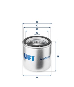 UFI 24.352.00 filtro...