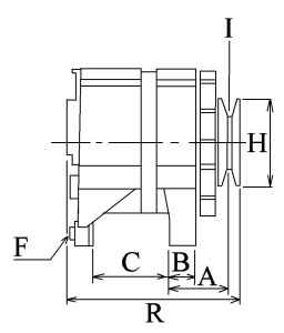 Cargo 113849 Alternatore uguale a DAN930