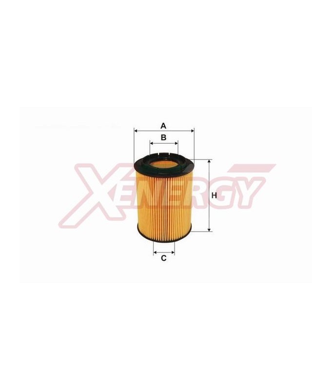 Filtro olio XENERGY X1524531 uguale a 25.043.00