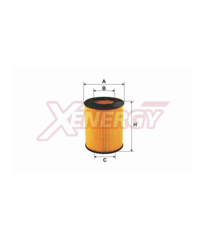 Filtro olio XENERGY  X1524530 uguale a 25.060.00